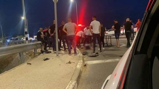اصابة شابان من كفر مندا بحادث طرق